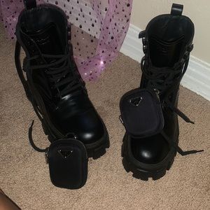 UNISEX BLACK PRADA BOOTS 🤗!🥳🥳